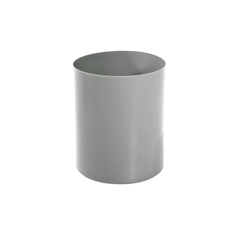 Lixeira 12L redonda Cinza sem tampa EB1C JSN - e - dona