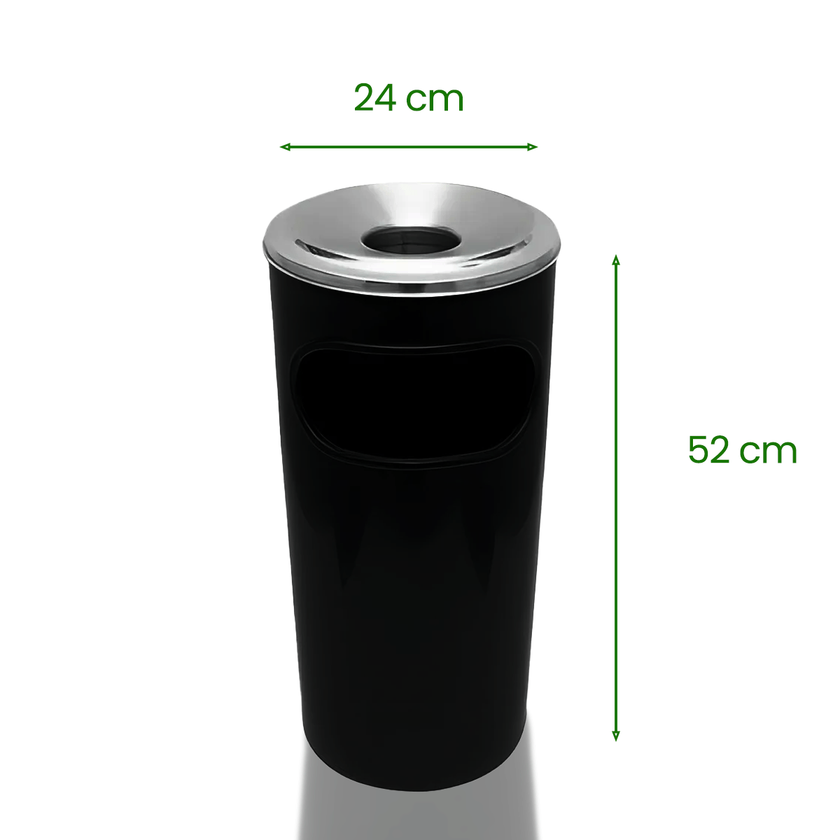 Lixeira cinzeiro Preto JSN C6P - e - dona