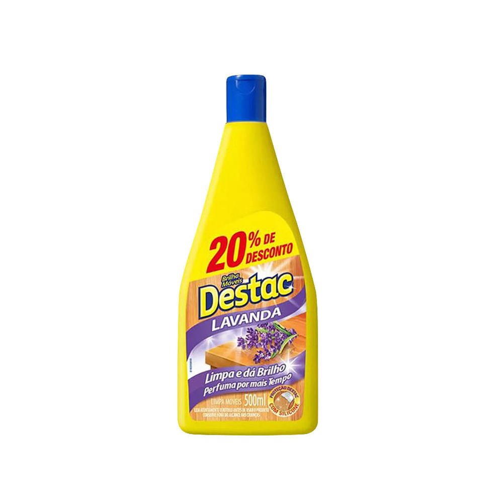 Lustra Móveis Lavanda Destac 500ml promocional - e - dona