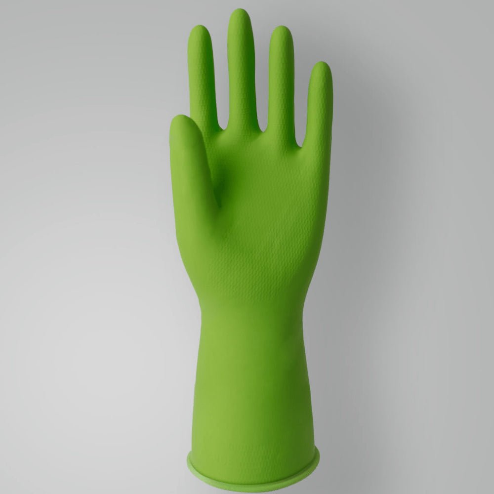 Luva de látex Verde P TOP Sanro CA 40045 para limpeza, higiene e trabalhos gerais - e - dona
