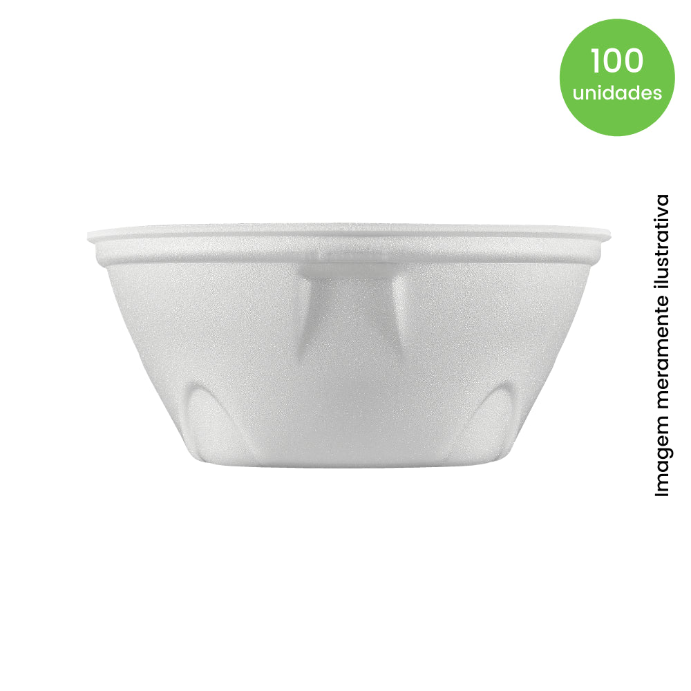 Marmitex de Isopor 1.100ml sem tampa Bom Apetite com 100 unidades - e - dona