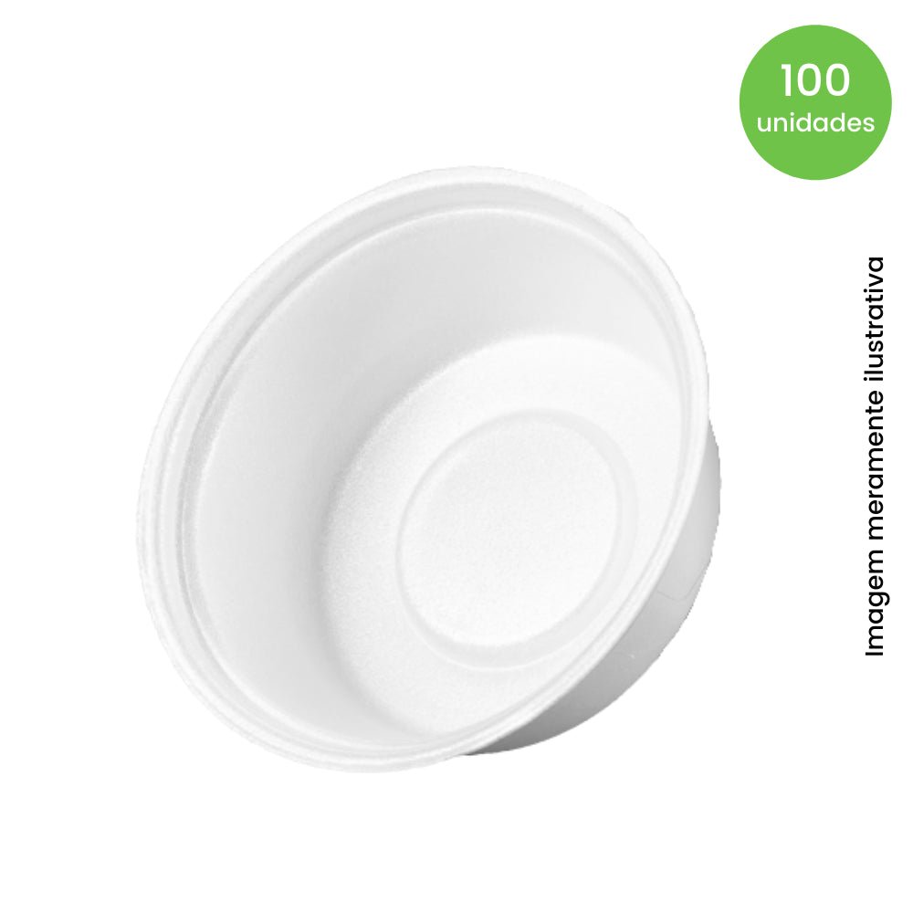 Marmitex de Isopor 900ml sem tampa Ultratherm com 100 unidades - Mantenha sua refeição fresca e quente - e - dona