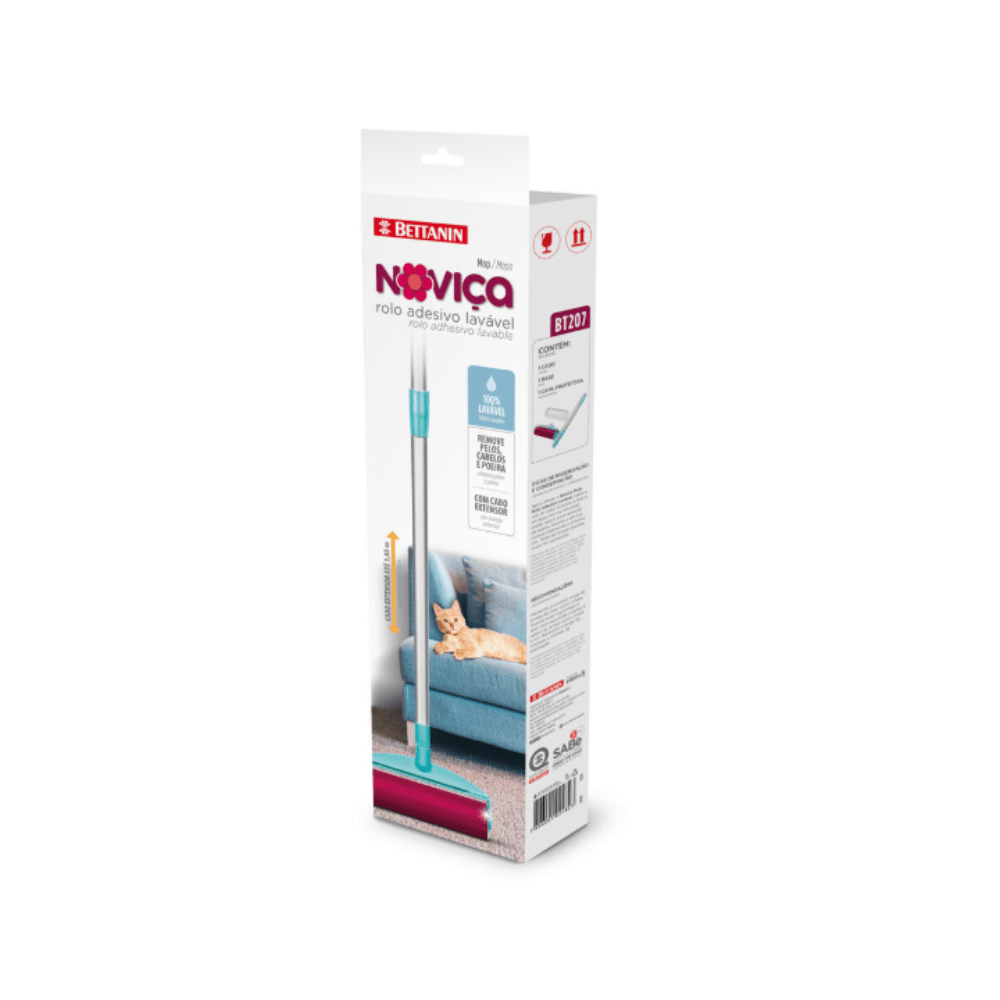 Mop Rolo Adesivo Lavavel Noviça - e - dona