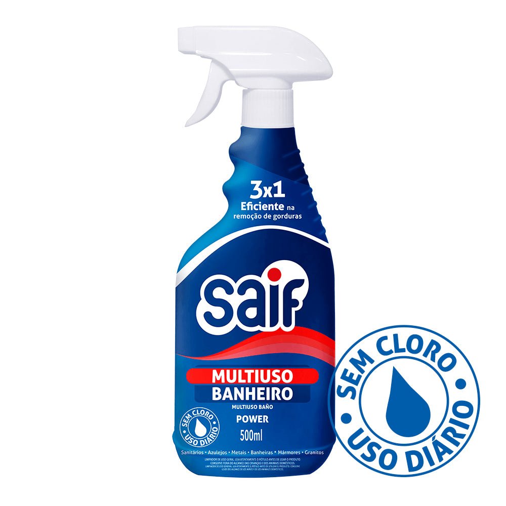 Multiuso Banheiro Gatilho 500ml Saif - e - dona