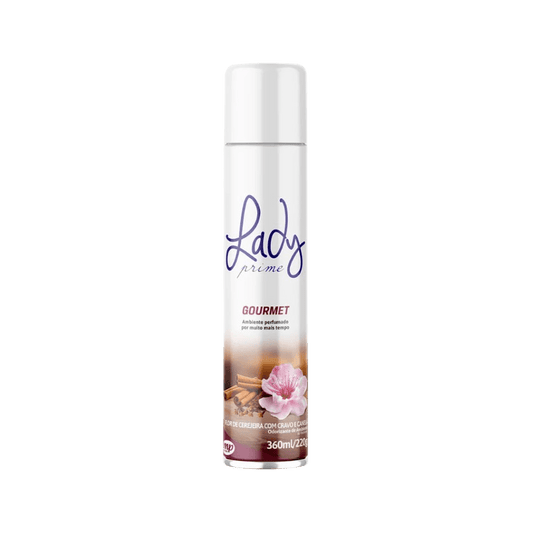 Odorizador de Ambiente Lady Prime 360ml - Cereja Cravo e Canela - e - dona