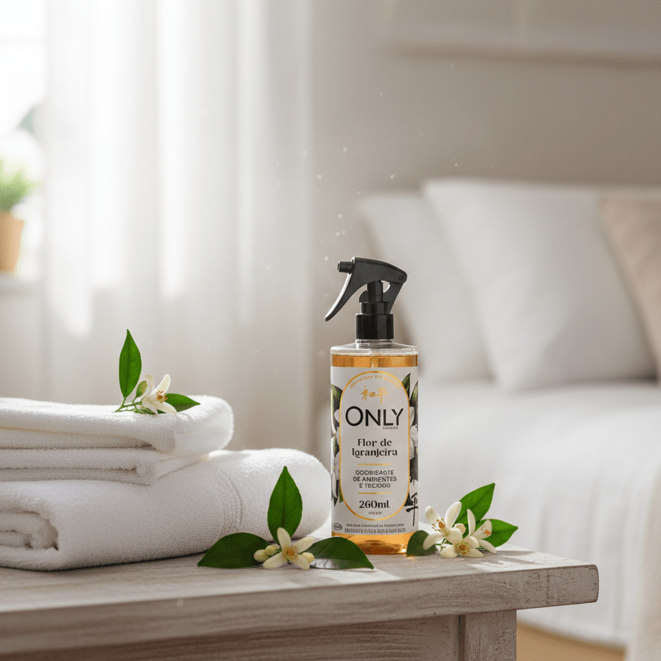Odorizador de Ambientes e Tecidos 260ml Flor de Laranjeira Only - e - dona
