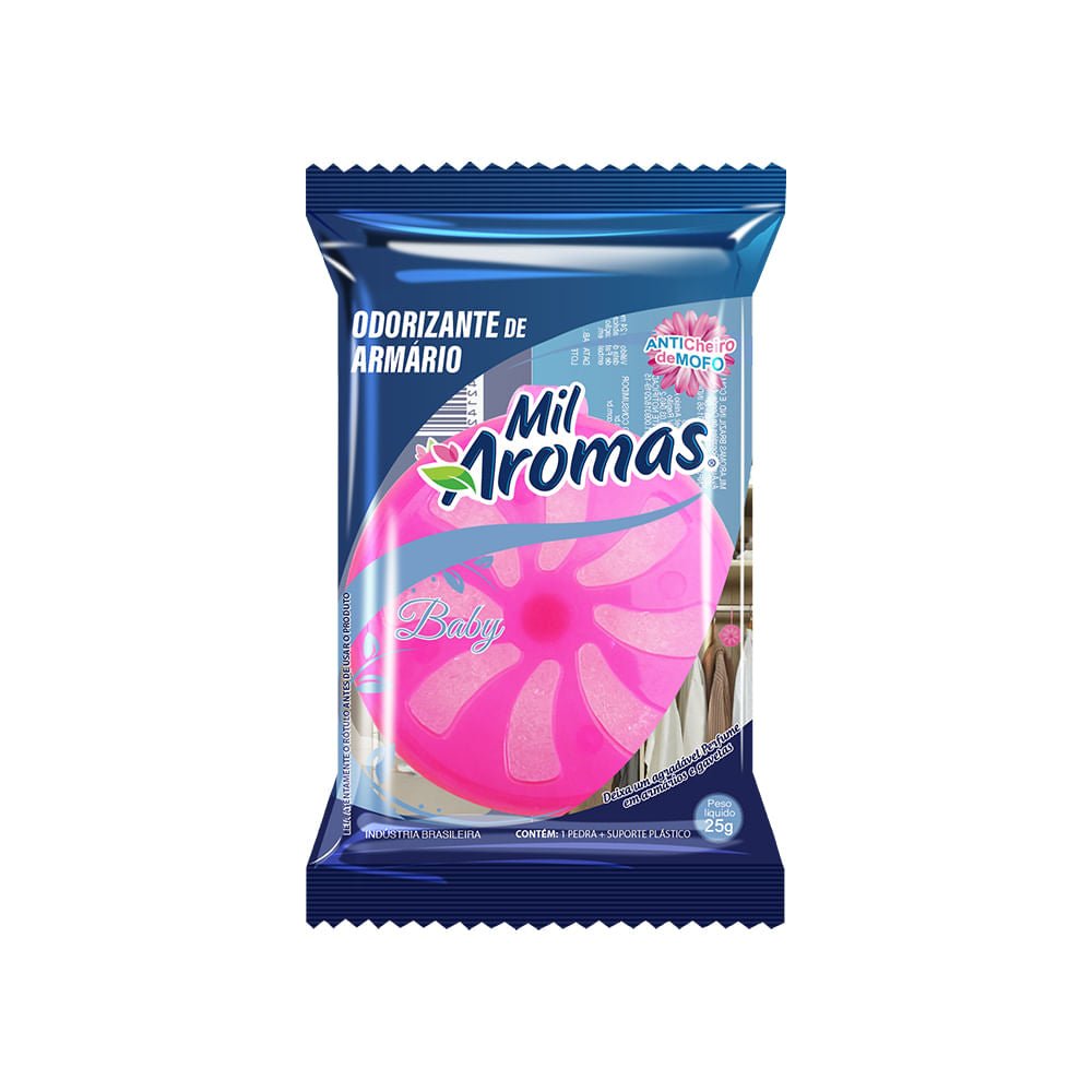 Odorizante para Armários Mil Aromas cartela com 6 unidades - e - dona