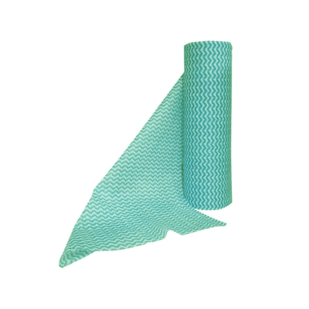 Pano Bobina 28x25m Verde Life Clean com 50 panos - e - dona