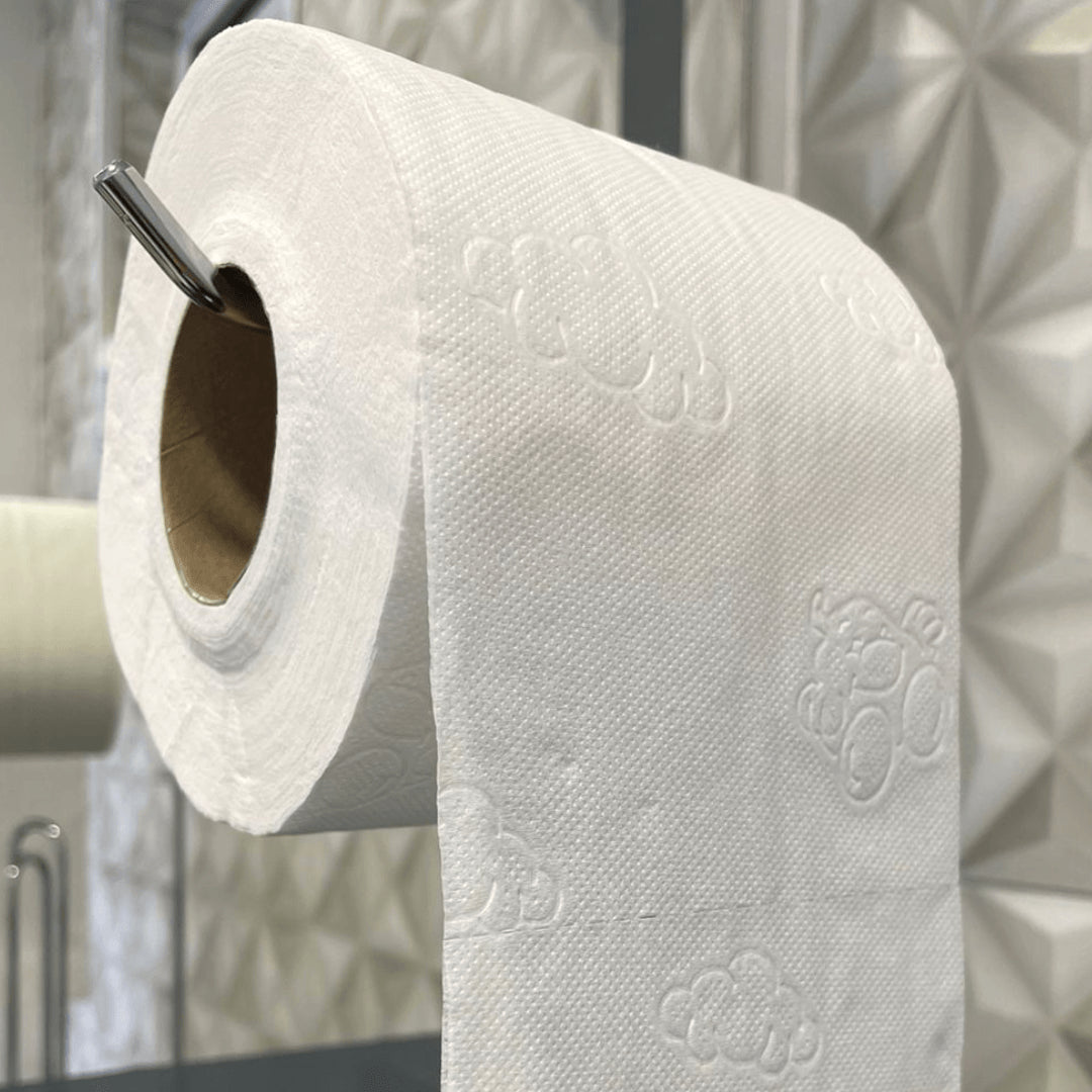 Papel higiênico Folha Dupla Fofinho com 4 rolos de 30 metros - e - dona