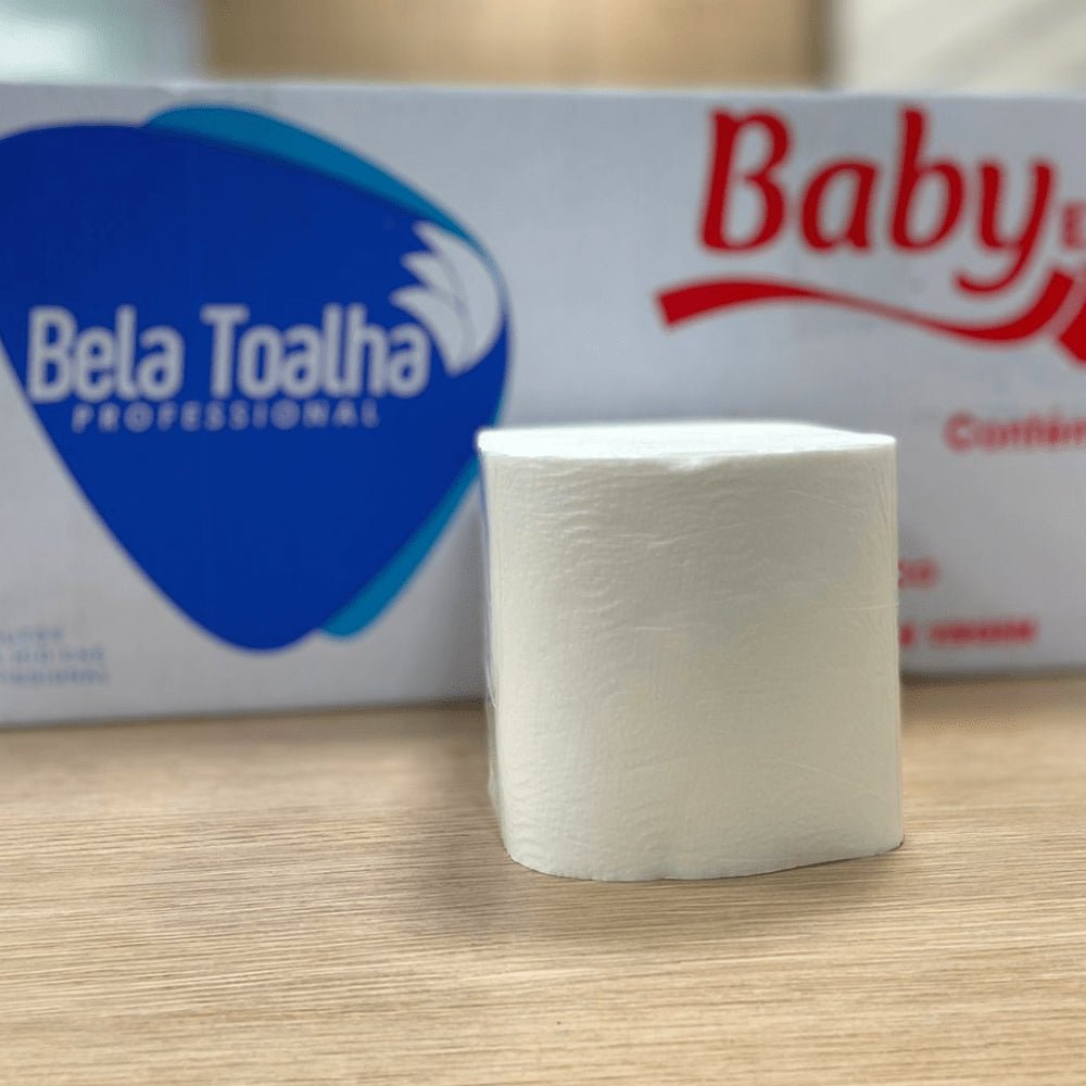 Papel Higiênico Interfolhado Cai - Cai folha dupla Baby com 8.000 folhas - e - dona