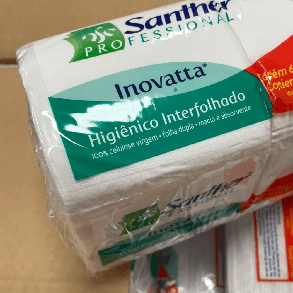 Papel Higiênico Interfolhado Cai - Cai Folha Dupla com 12.000 folhas Inovatta - e - dona