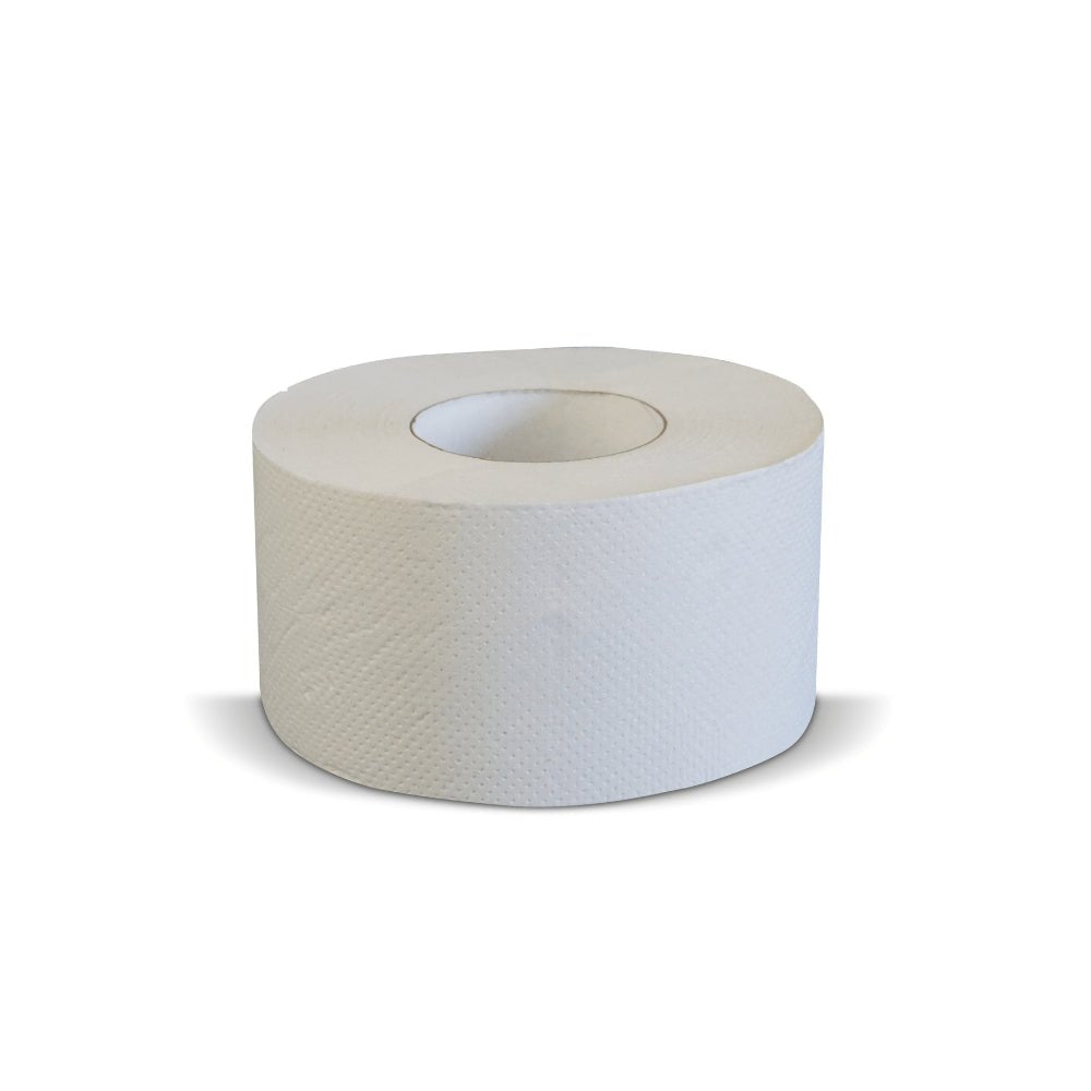 Papel Higiênico Rolão Luxo folha simples Toppel com 8 rolos - e - dona