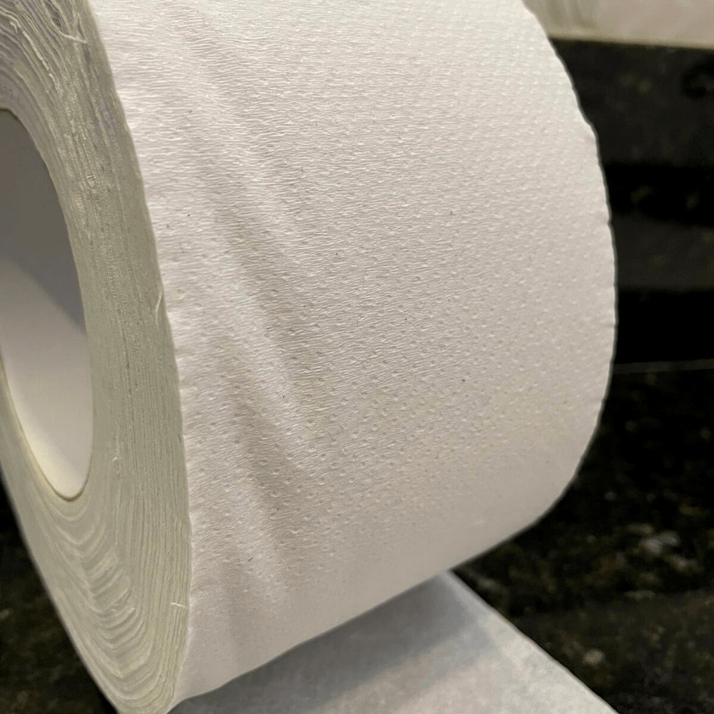 Papel Higiênico Rolão Luxo folha simples Toppel com 8 rolos - e - dona