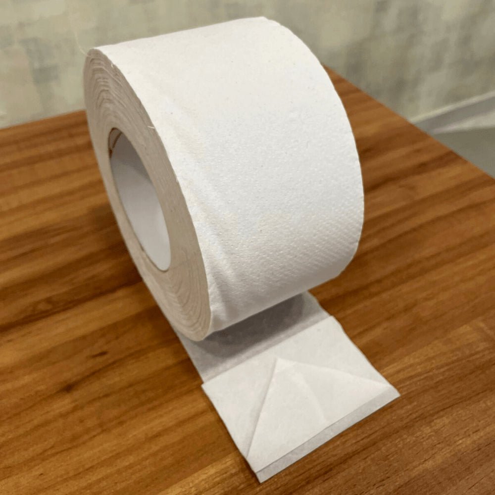 Papel Higiênico Rolão Luxo folha simples Toppel com 8 rolos - e - dona