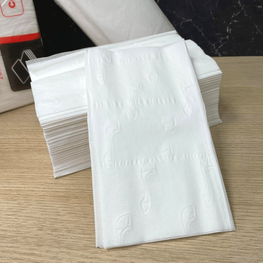 Papel Interfolha 100% celulose 20x21cm 2 dobras folha dupla Nobre com 2.000 folhas - e - dona