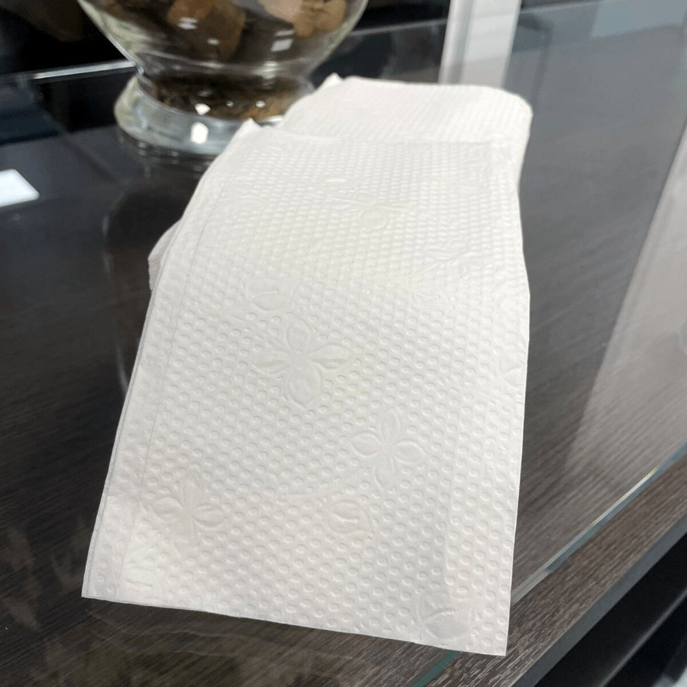 Papel Interfolha 100% celulose 21x21cm 2 dobras folha simples Status com 1.000 folhas - e - dona