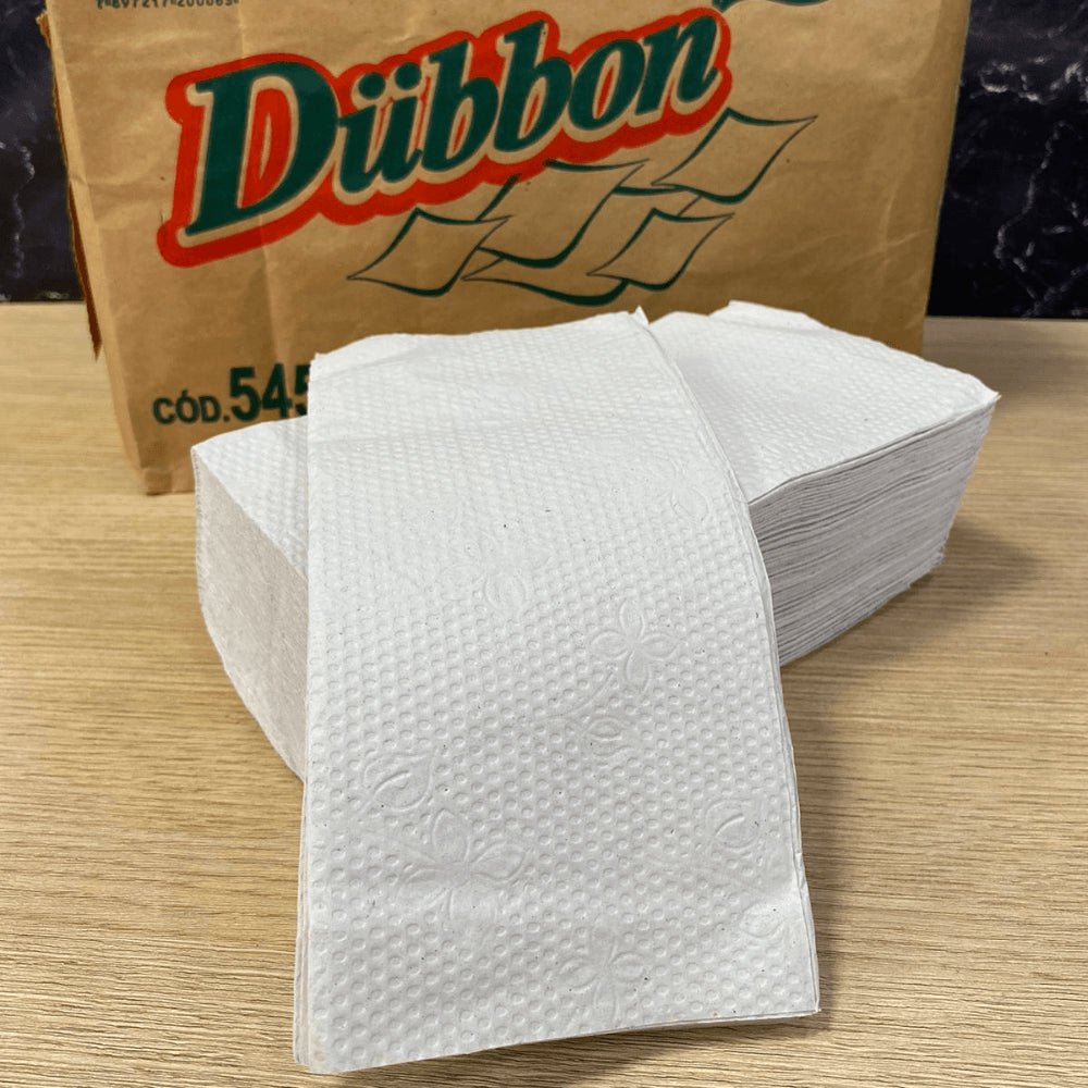 Papel Interfolha Branco 22,5x21cm 2 dobras Dubbon 28g com 1.000 folhas - e - dona