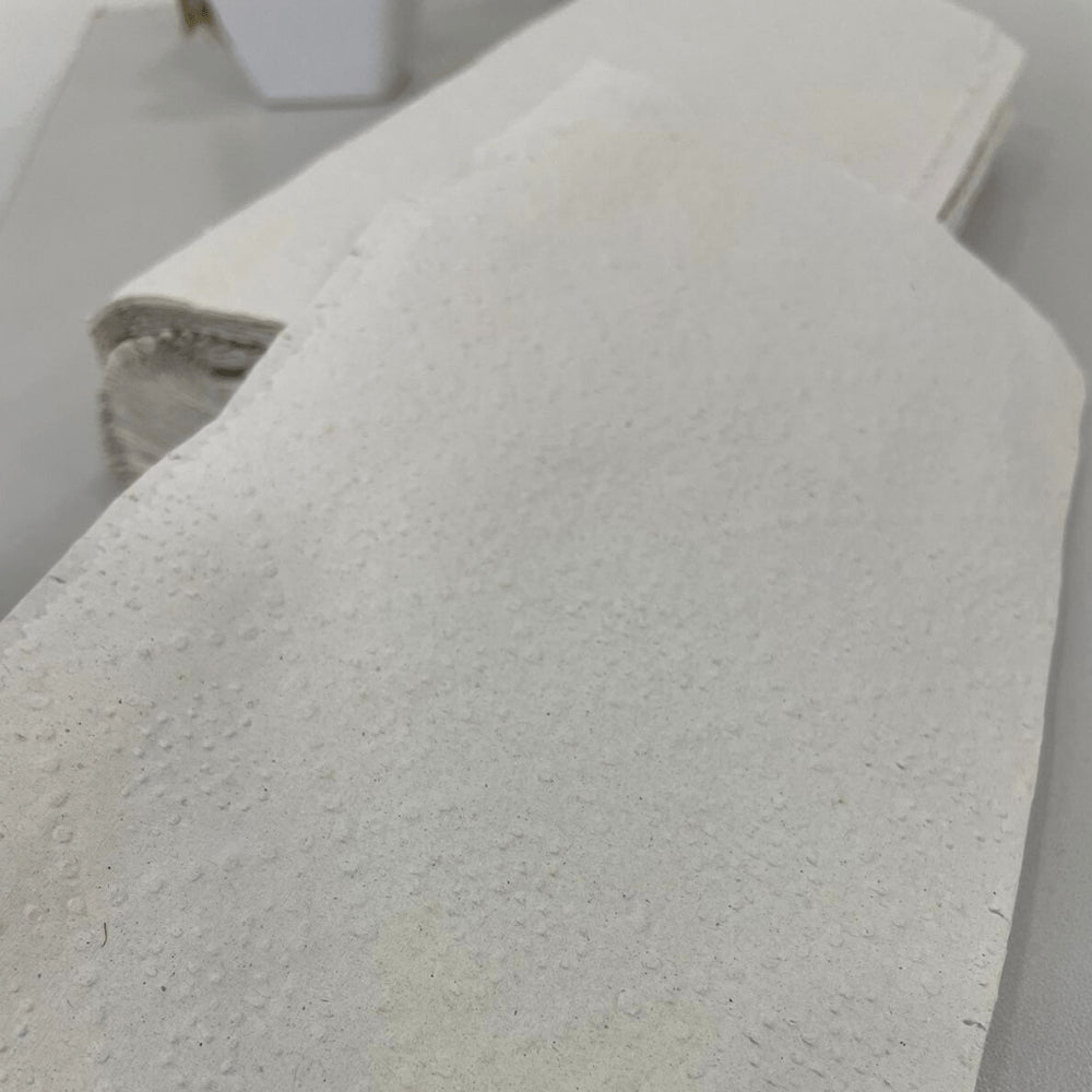 Papel interfolha Branco 22,5x21cm 2 dobras folha simples Toppel - e - dona