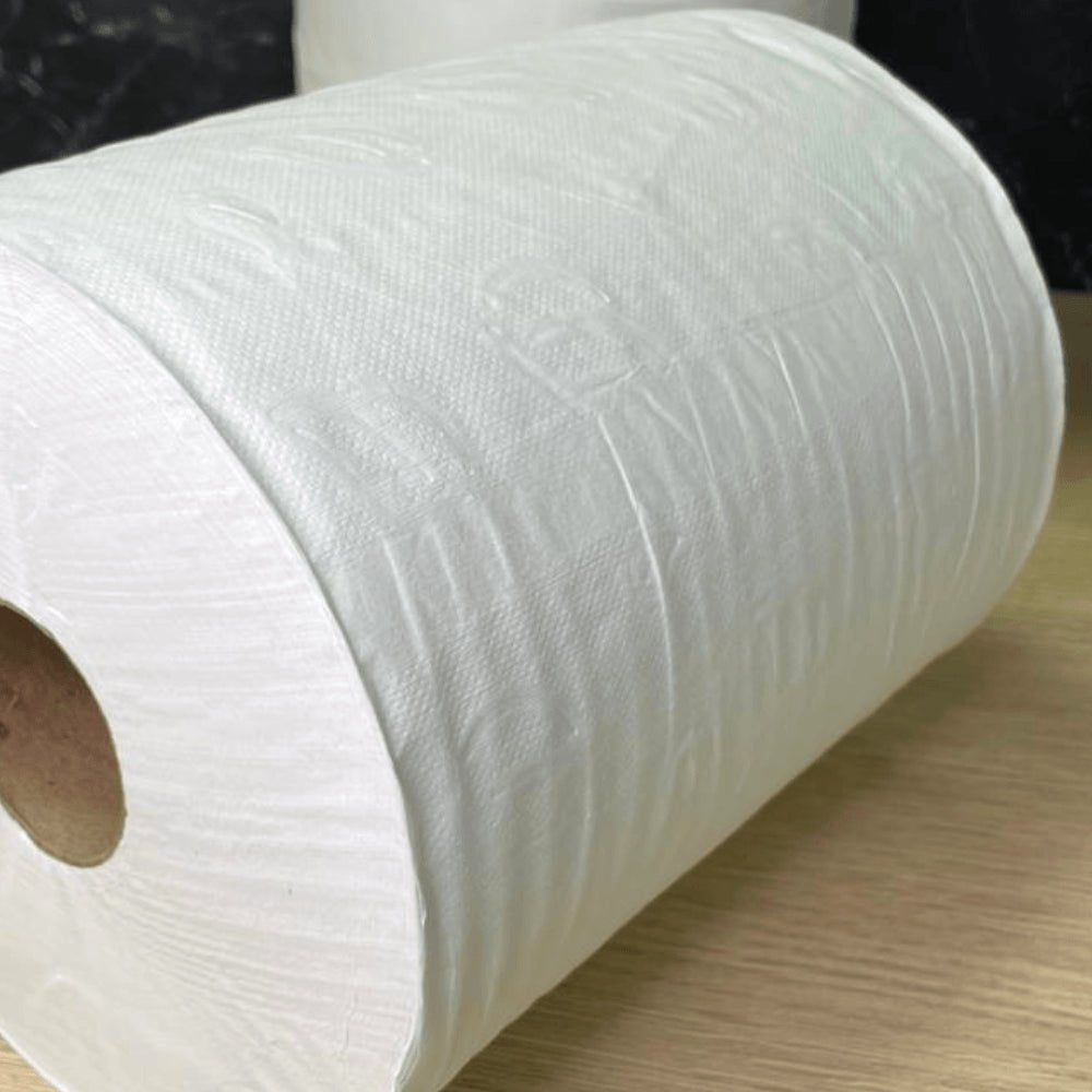 Papel Toalha Bobina 100% celulose 30gr Ipel Indaial com 6 rolos de 200 metros - e - dona