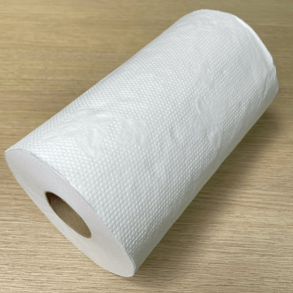 Papel Toalha Bobina 100% Celulose Ouroppel com 8 Rolos de 100 metros - e - dona