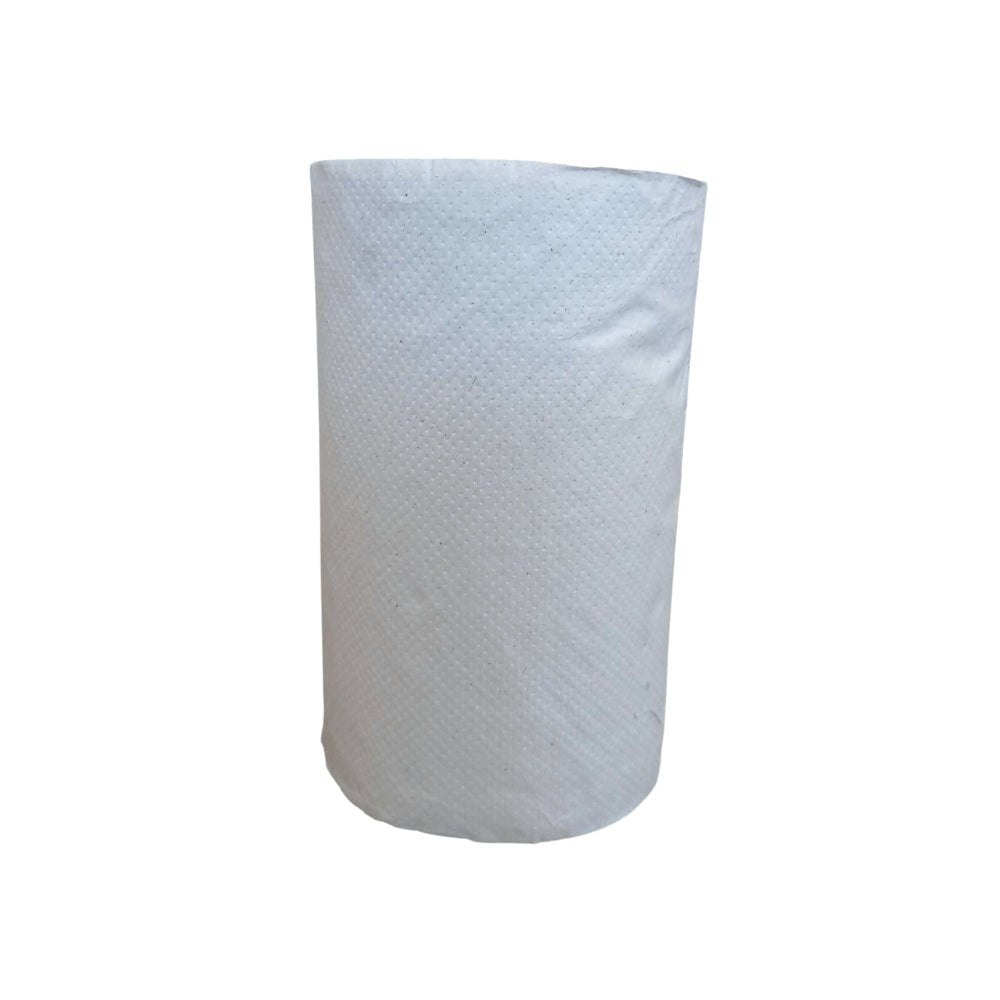 Papel Toalha Bobina Branco Baby com 6 rolos de 100 metros - e - dona