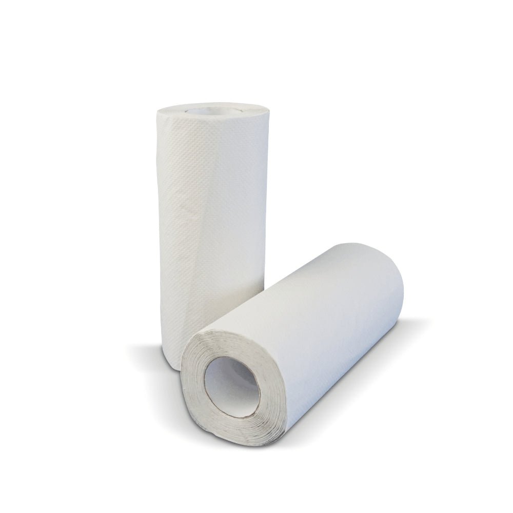 Papel Toalha Bobina Branco Baby com 8 rolos de 50 metros - e - dona