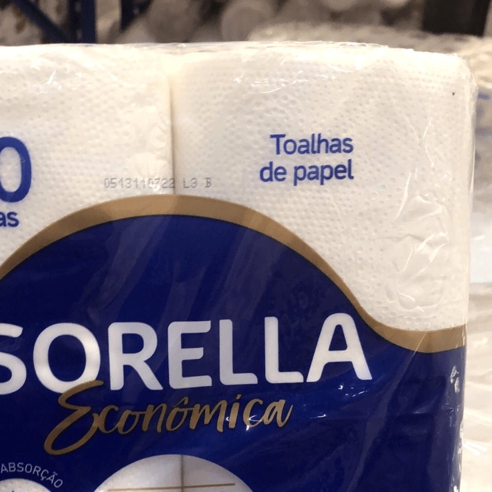 Papel Toalha Sorella Econômica para cozinha com 2 rolos - e - dona