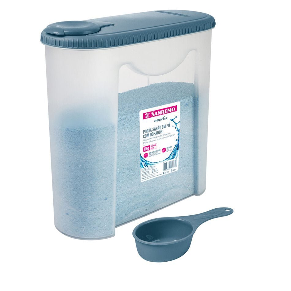 Porta Sabão em Pó 1KG Sanremo - e - dona