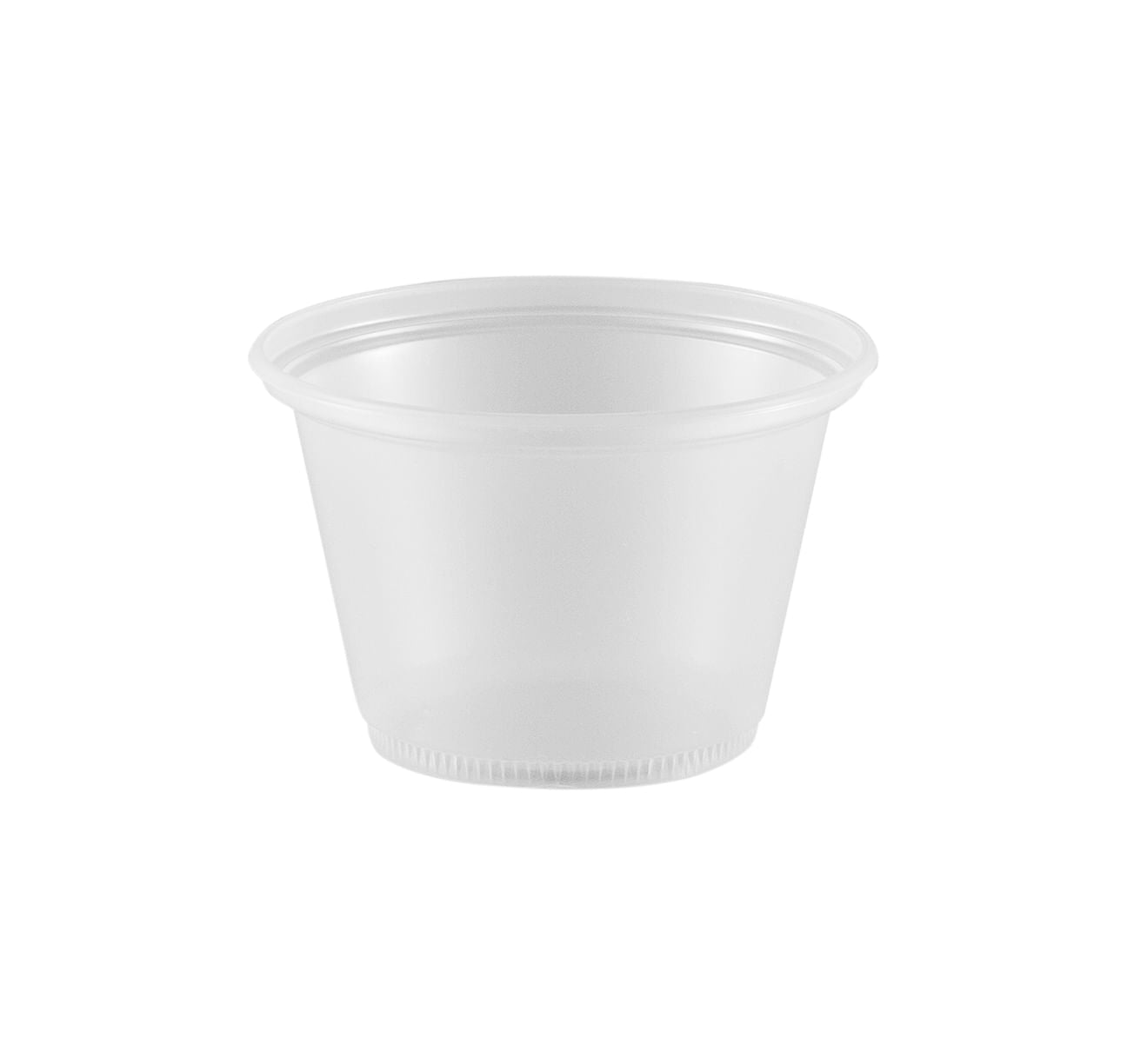 Pote 100ml Translúcido Liso PS sem tampa Copaza com 2.500 unidades - e - dona