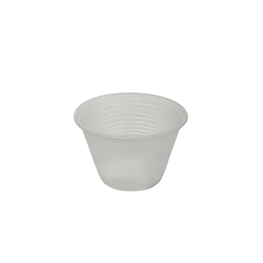 Pote de 100ml Transparente Copomais PS com 2.000 unidades - e - dona