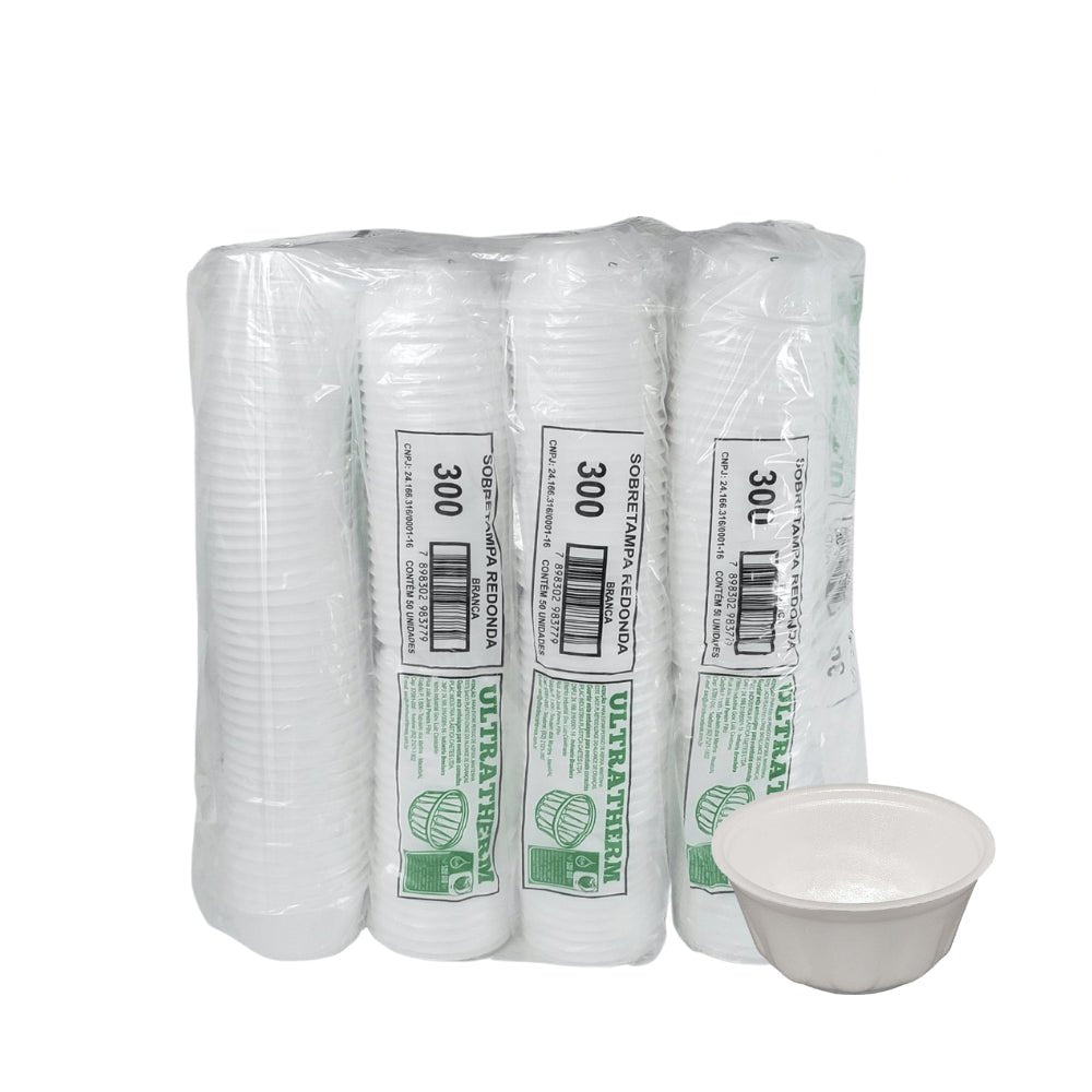 Pote de Isopor 300ml MR300 Ultratherm com 400 unidades - e - dona