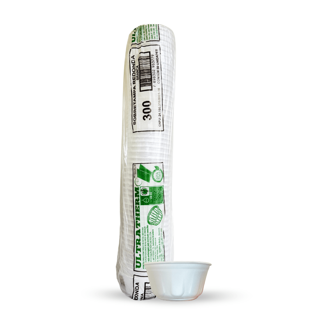 Pote de Isopor 300ml MR300 Ultratherm com 50 unidades - e - dona