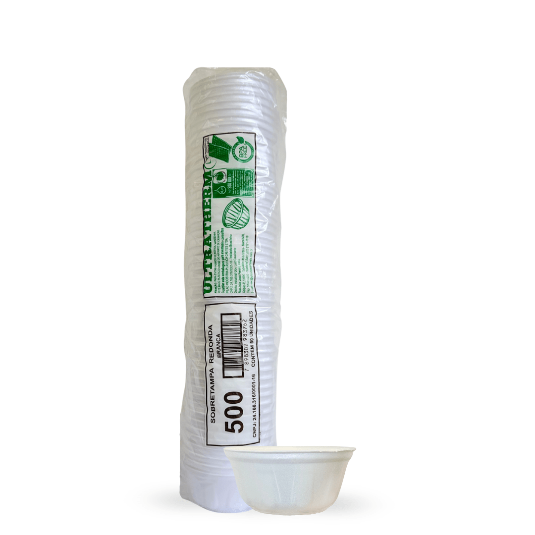 Pote de Isopor 500ml MR500 Ultratherm com 50 unidades - e - dona