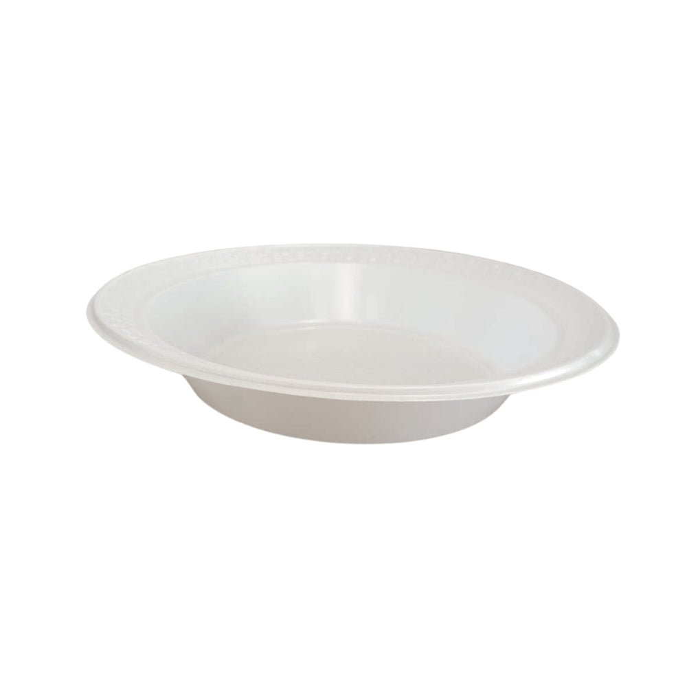 Prato Fundo 21cm Branco para Refeição Kerocopo com 250 unidades - e - dona