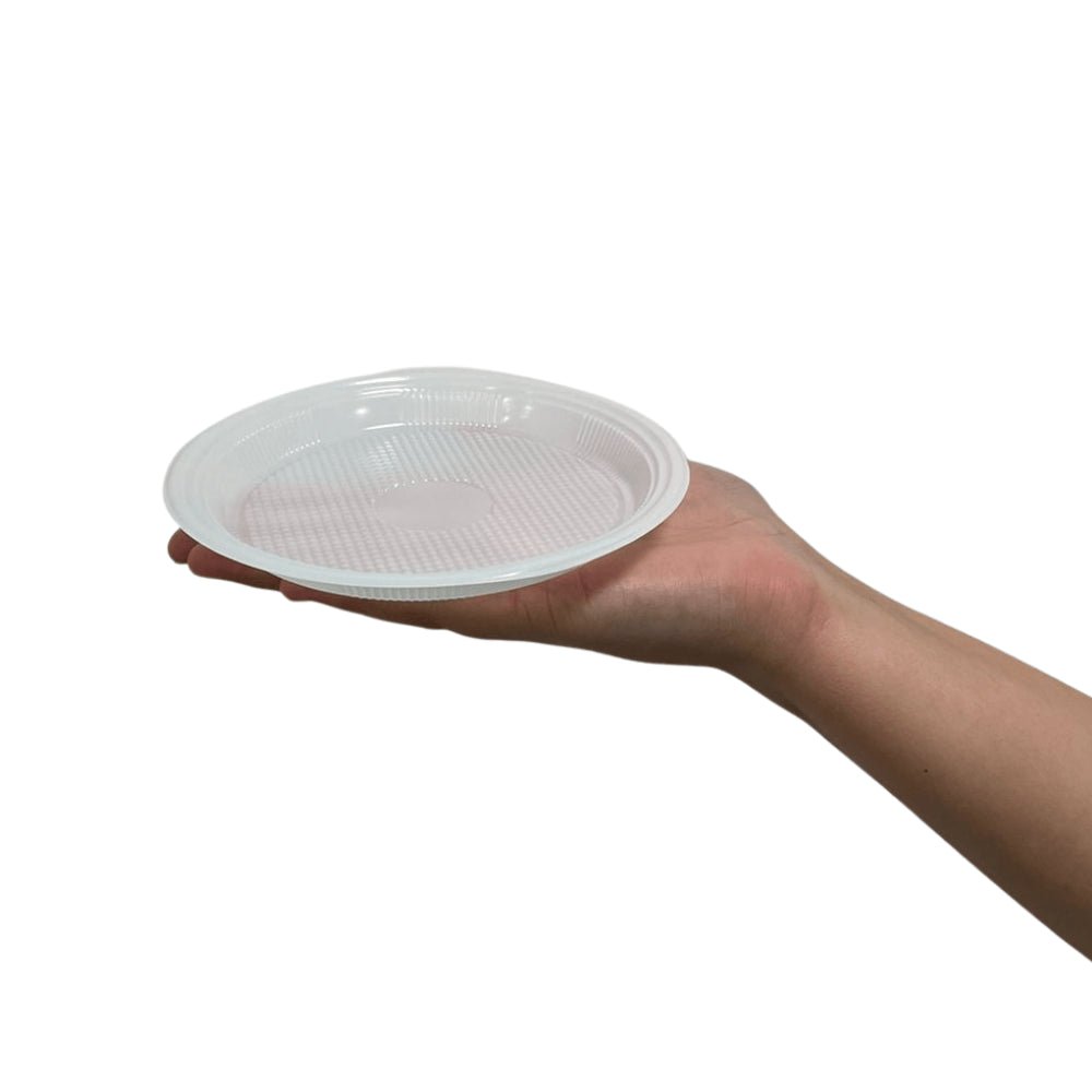 Prato Raso 15cm Branco para Sobremesa Copaza com 1.000 unidades - e - dona