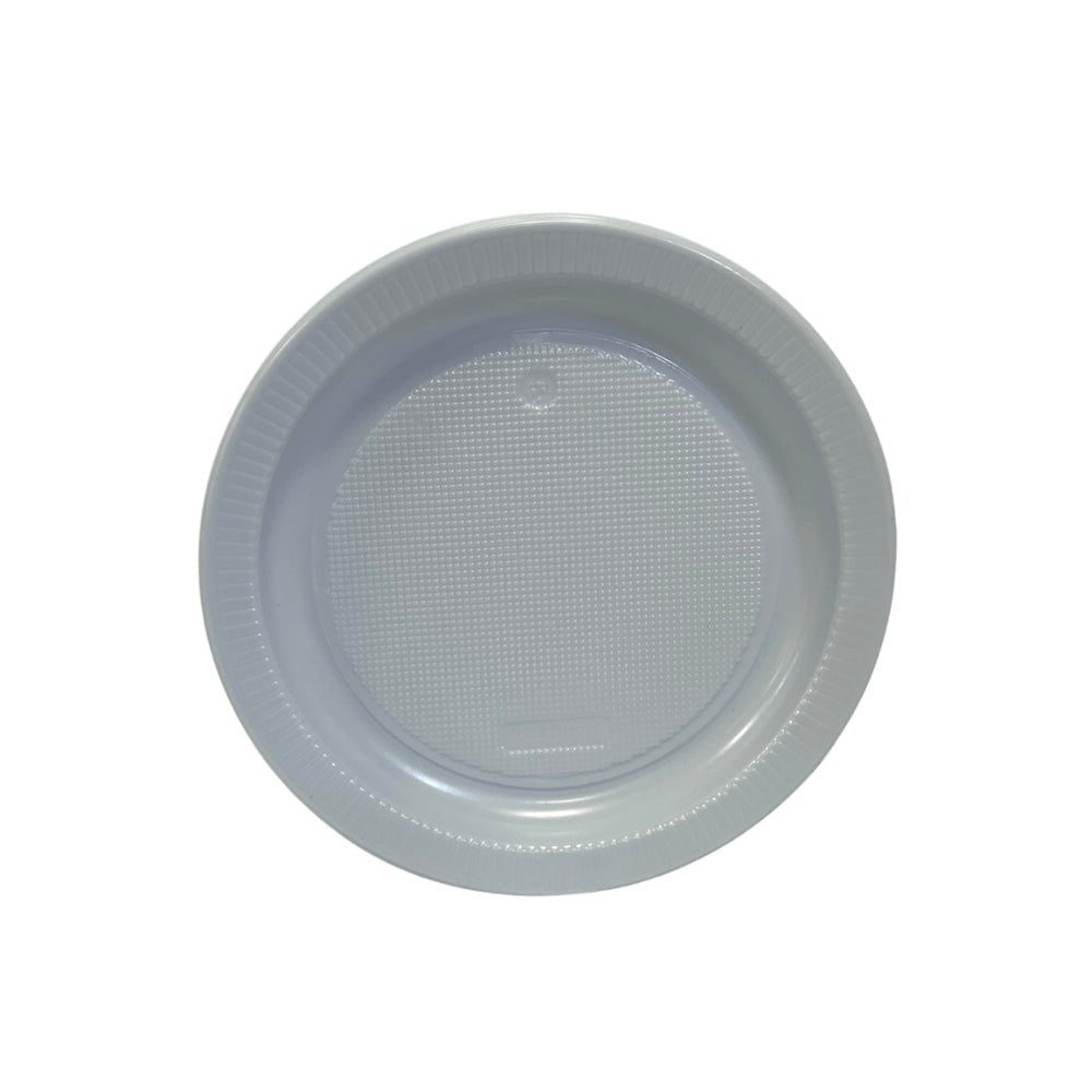 Prato Raso 18cm Branco para Sobremesa Totalplast com 500 unidades - e - dona