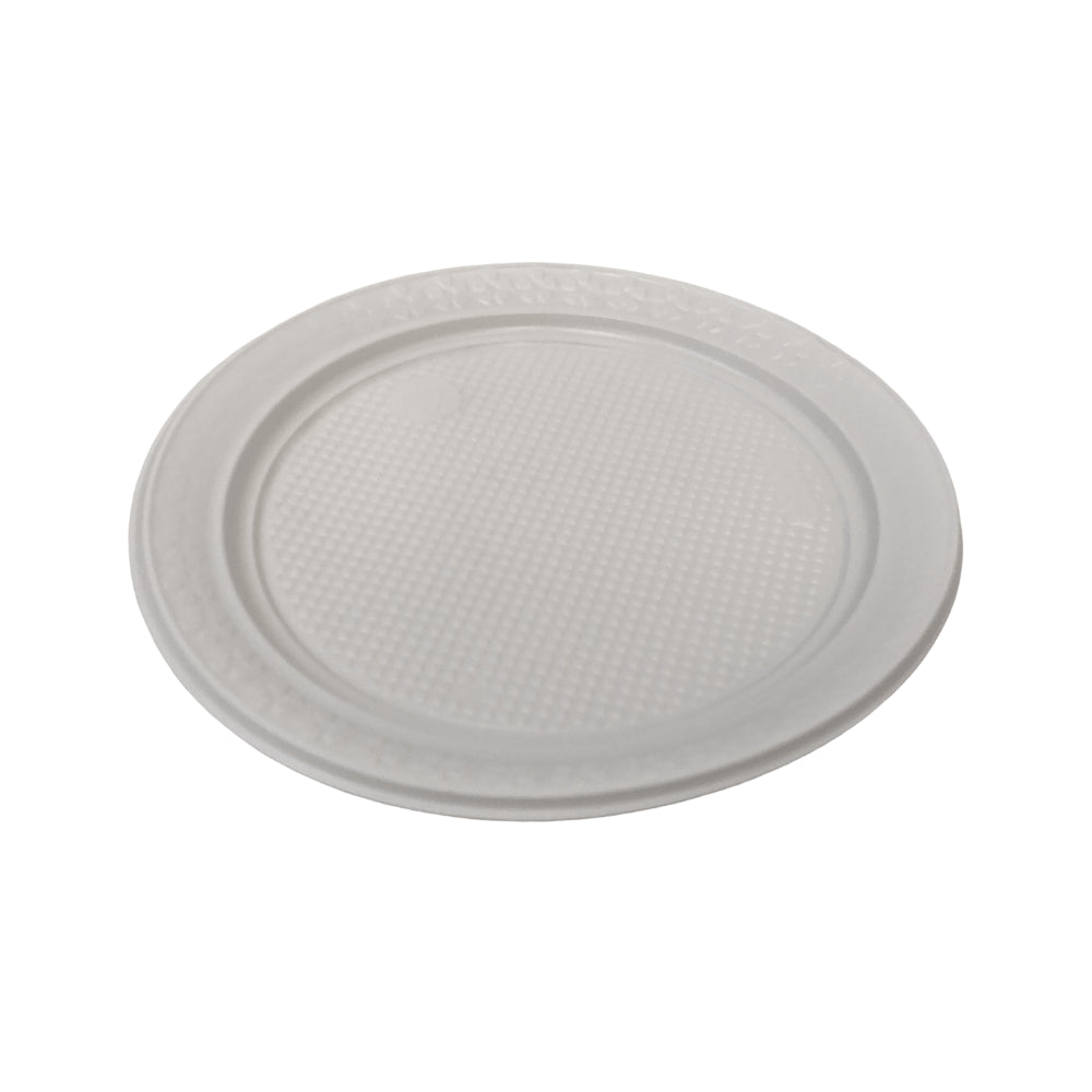 Prato Raso 21cm Branco para Refeição Kerocopo com 250 unidades - e - dona