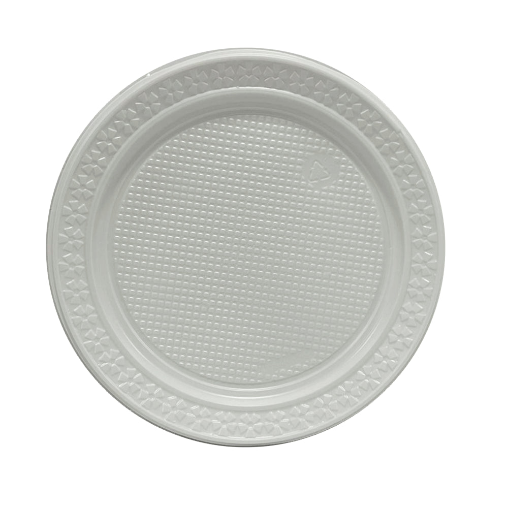 Prato Raso 21cm Branco para Refeição Kerocopo com 250 unidades - e - dona
