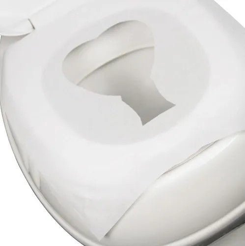 Protetor de Assento Sanitário Trilha com 40 folhas em formato coração - e - dona