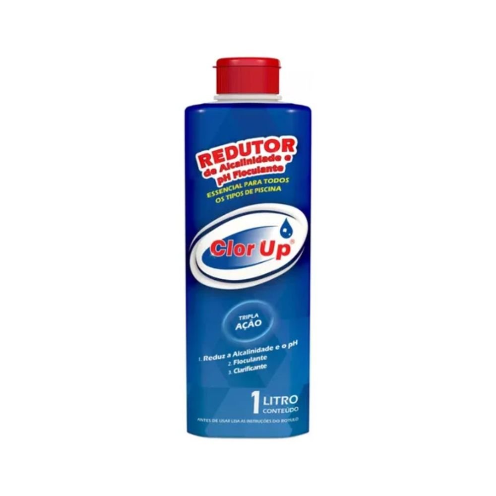Redutor de Alcalinidade e pH Floculante 1L Clor Up - e - dona