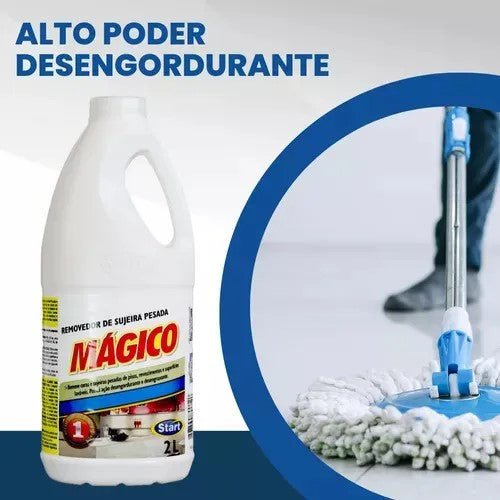 Removedor de Sujeira Pesada e Cera Mágico Start 2 litros - e - dona