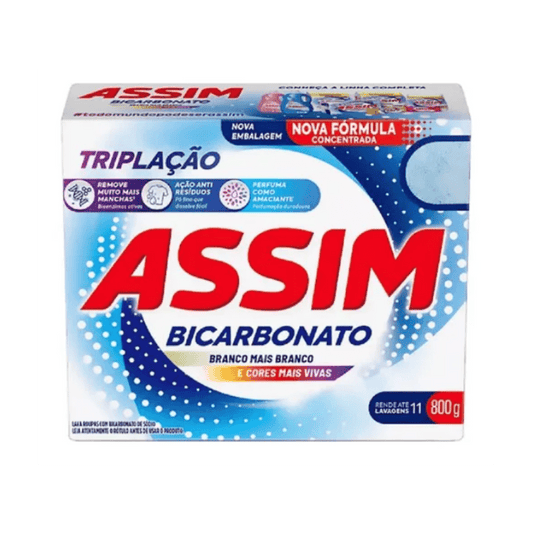 Sabão em Pó Assim Tripla Ação 800g - e - dona