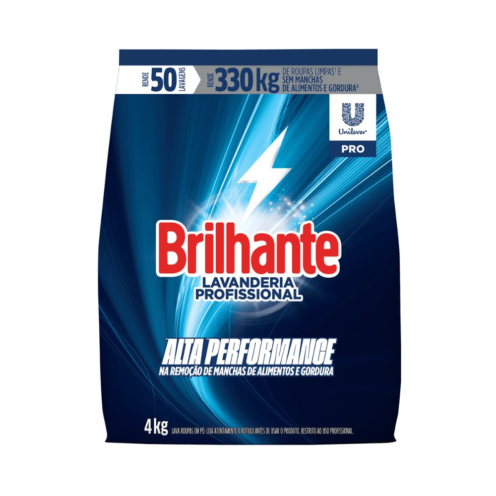 Sabão em Pó Brilhante Alta Performance 4kg - e - dona