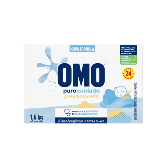 Sabão em Pó OMO Puro Cuidado 1,6kg - e - dona
