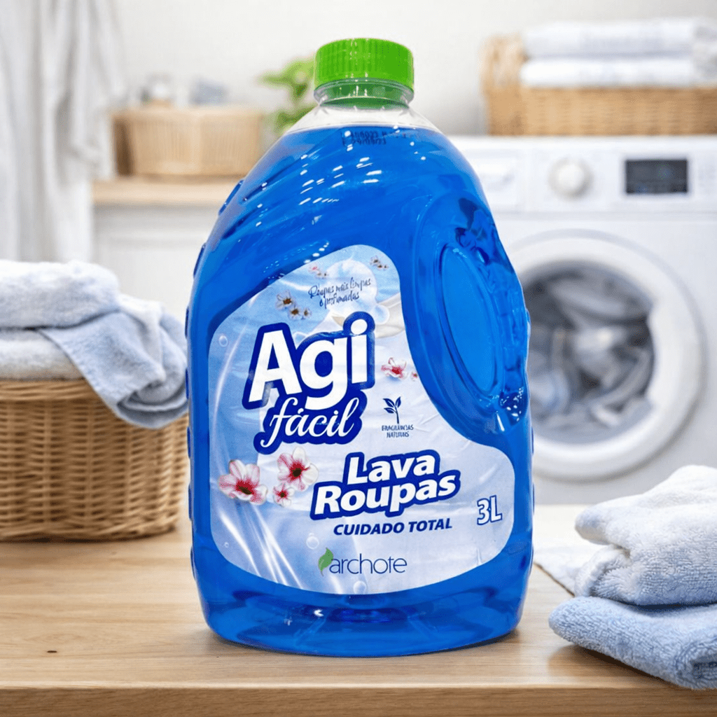 Sabão Líquido 3L Agi Fácil Cuidado Total - e - dona