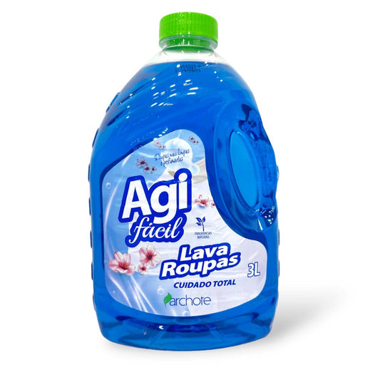 Sabão Líquido 3L Agi Fácil Cuidado Total - e - dona