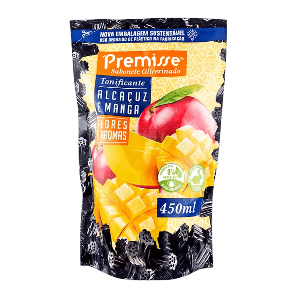 Sabonete 450ml Alcaçuz & Manga Premisse - e - dona