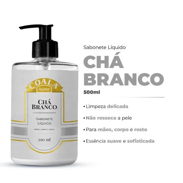 Sabonete 500ml Chá Branco Coala - e - dona