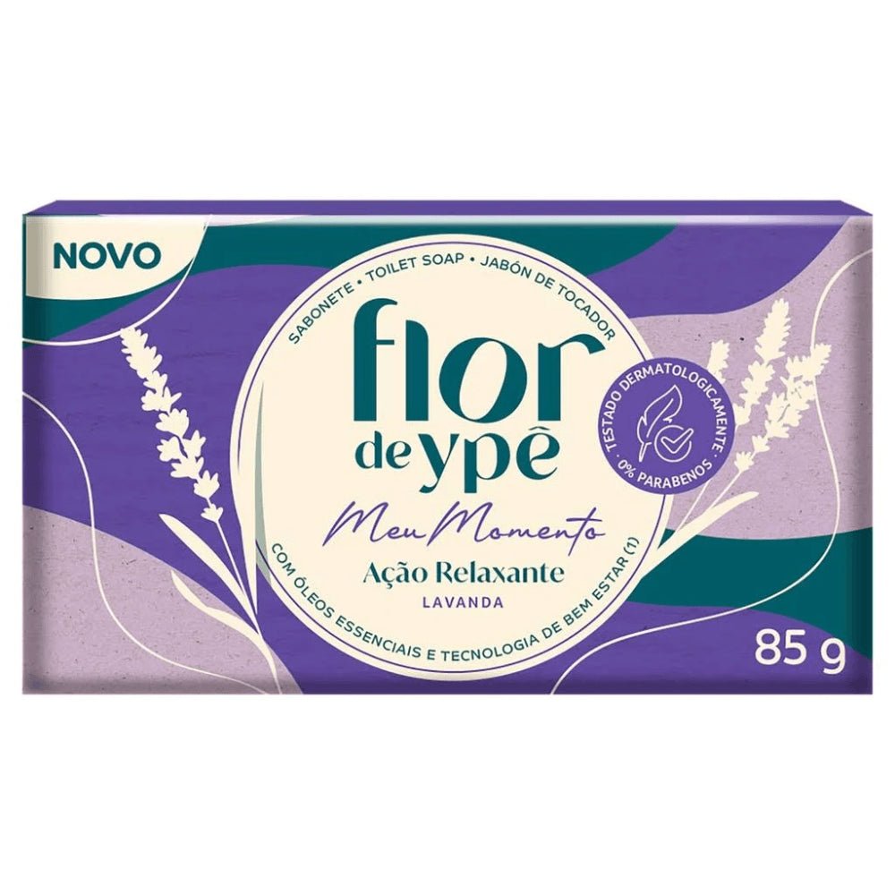 Sabonete Flor de Ypê Meu Momento 85g Fragrância de Lavanda - 1 unidade - e - dona