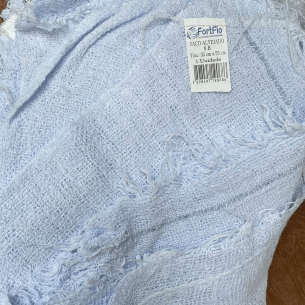Saco Alvejado 35X55 Fort Fio 50g com 6 unidades - e - dona